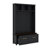 4-In-1 Hall Tree With Bench, Modern Versatile Multiple Storage Space With 6 Golden Hooks, 2 Drawers-8629712