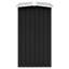 vidaXL Garden Log Storage Shed Galvanised Steel Outdoor Sheds Multi Colours-125114472