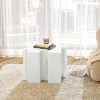 End Table, Small Accent Table, Side Table For Indoor And Outdoor
