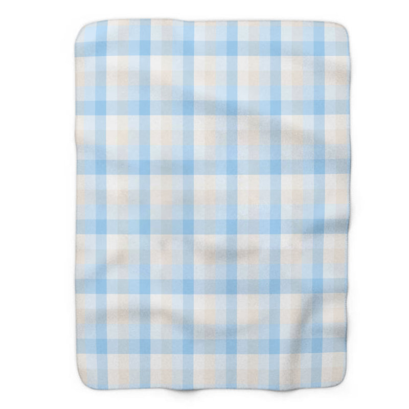 Blue Forms - 1 Piece Premium Blanket, Queen
