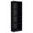 Black 2 Piece Living Room Set with 2 Bookcases-593143314-582692533