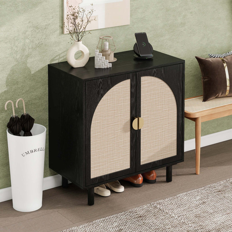 Armoire à deux portes avec stratifié réglable et dispositif anti-déversement, convenant à la chambre à coucher, au salon et au bureau