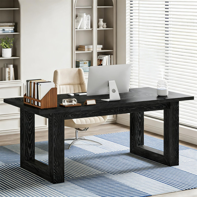 Wooden Workstation Table (Not Include Stools)