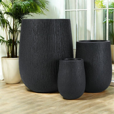 Modern Egg Planters With Storage, Lightweight Mgo, Versatile Outdoor Decor