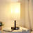 Blue Small Table Lamp for Bedroom,3 Colour Temperature Pull Chain Control-30417854-30417848