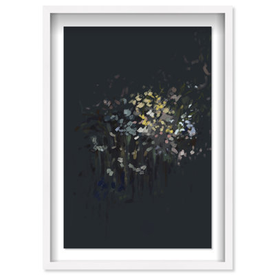 Midnight Flowers Print by Oliver Gal