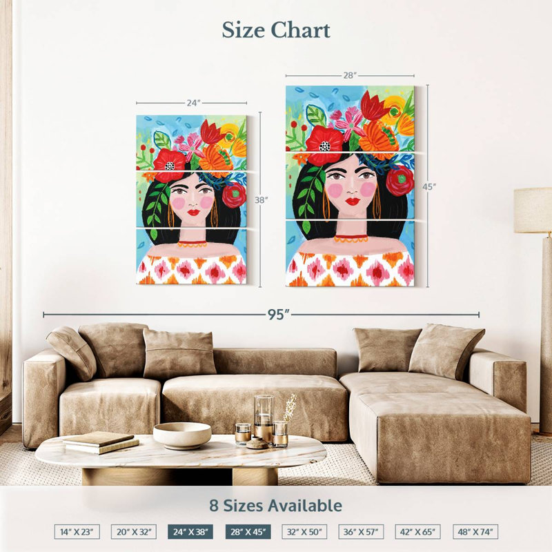 Leisha Afro, 38'' H x 24'' W