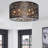 Ahriya 15.7-Inch Laser-Cut 4-Light Crystal Metal Flush mount-30507004