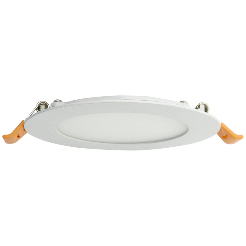 Luminaire encastré rond à panneau mince, 4.7" Diameter