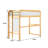 Iyali Contemporary Solid Wood Twin Loft Bed with Integrated Ladder-107267950