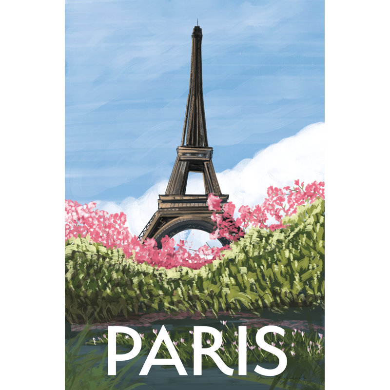 Take Me To Paris II by Omar Escalante - Wrapped Canvas Art Prints, 46cm H x 30cm W x 3.8cm D