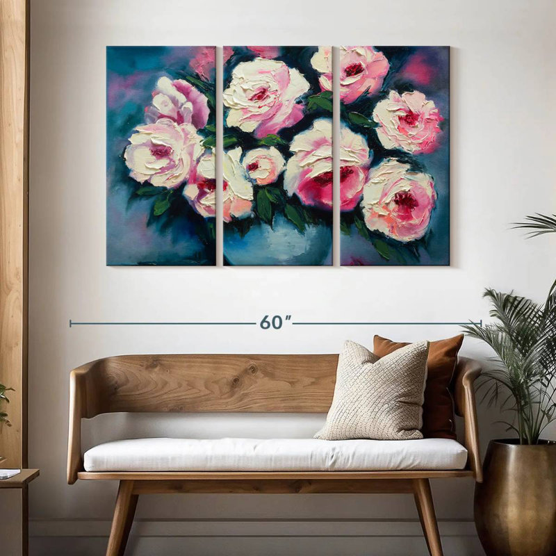 Harnek Chinese Peony, 32" H x 50" W