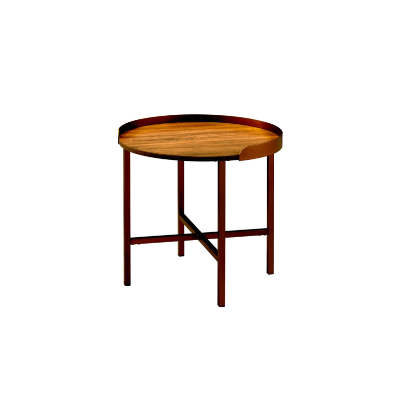 Table de bout en chêne exquis avec construction durable et attrait polyvalent