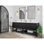 Meuble-lavabo double autoportant 84 po avec comptoir en quartz 84 po-92504045