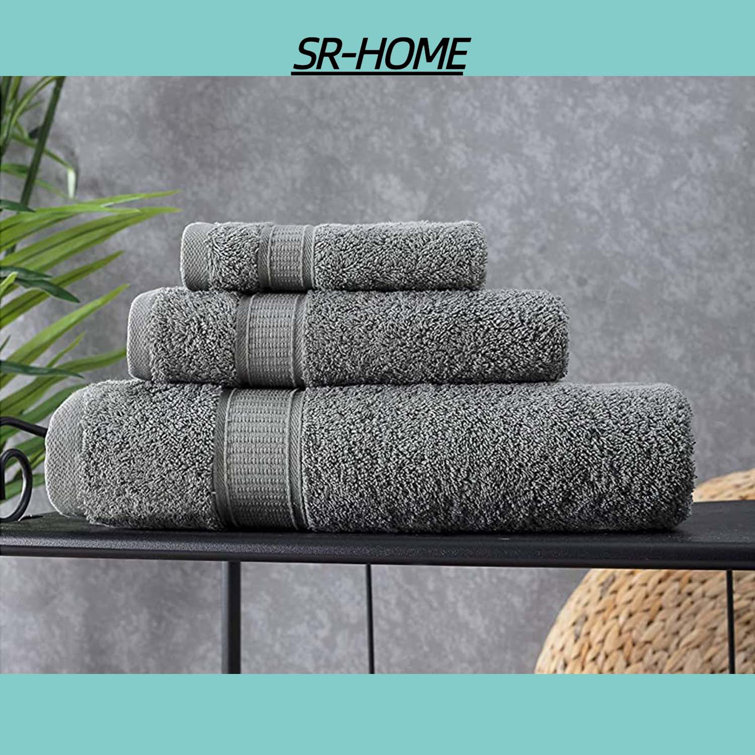 SR-HOME Premium Rayon From Bamboo Bath Towel