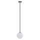1-Light  Single Moon Globe Pendant For Hallway/Dining Room