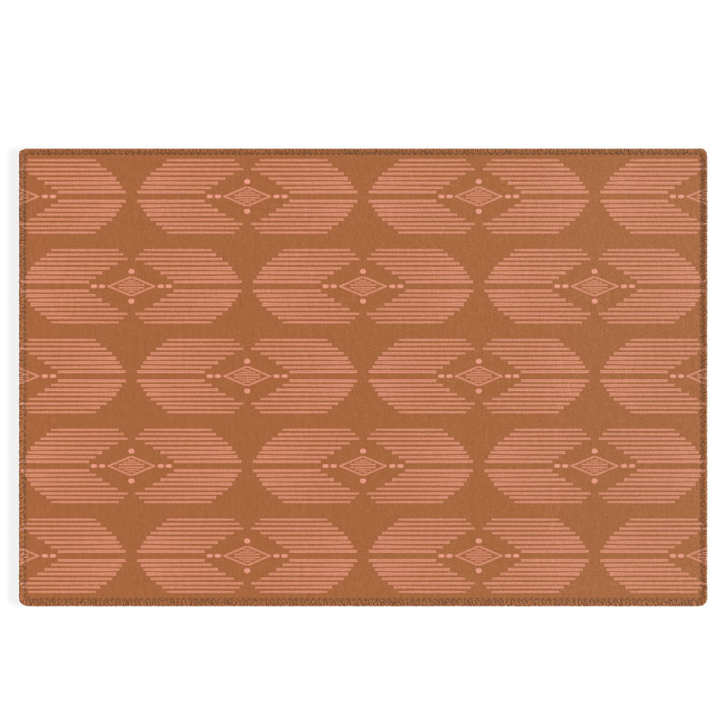 Tapis rectangulaire Yoselin avec envers antidérapant, Rectangle 4 pi x 6 pi