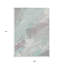 Tapis bleu sarcelle bleu et gris 9 'X 12'