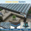 Pergola extérieure 12 'x 16' avec persiennes métalliques réglables et drainage caché, pergola résistante aux intempéries avec cadre entièrement en aluminium pour la cour, au bord de la piscine-97239173-97645111