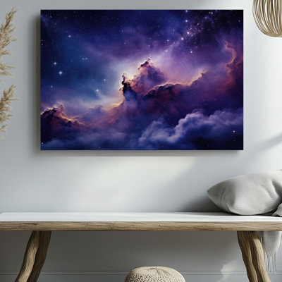 Reproduction d'art sur toile, fond rose pâle exsudant une ambiance sereine et inspirante