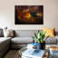 « espagnol galleons on fire », reproduction d’impression sur toile-71973666-71973667