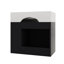 Meuble-lavabo flottant mural de 21,8 po avec meuble-lavabo, grand tiroir et tablette réglable-2044559297
