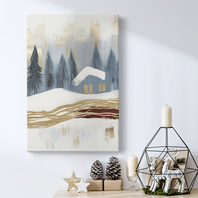 Art des Fêtes de Noël - Toile tendue avec châssis CCL XXXIV, H 24 po x l 16 po