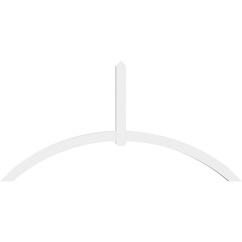 Support pour pignon en PVC Archdale, H 48 po x l 96 po (pas: 12/12), P 4 po x F 4 po