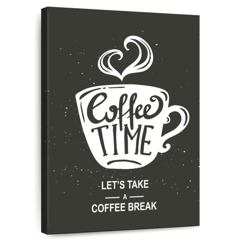 Tergel Let's Take A Coffee Break, 39" H x 26" W