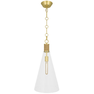 Luminaire suspendu conique à 1 lumière Hatteras
