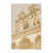 Machine Washable Orkan Notre Dame Cathedral Traditional Block Print Rug in Beige – Beige Binding-1950019735