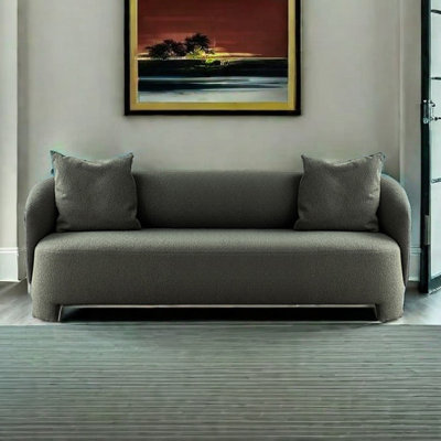 Fashion simple sofa creative casual chaise longue Upholstered 82.67 " Fabric Sofa