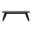 Quillan Mindi Wood Bench, Black