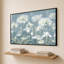 «Spring Blossoms II Slate Blue» par Danhui Nai - impression sur toile-130856967-130856971
