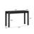 NTC Flow Modern Wooden Rectangle Console Table with Hidden Drawer – Waterproof & Heat Resistant-109183681