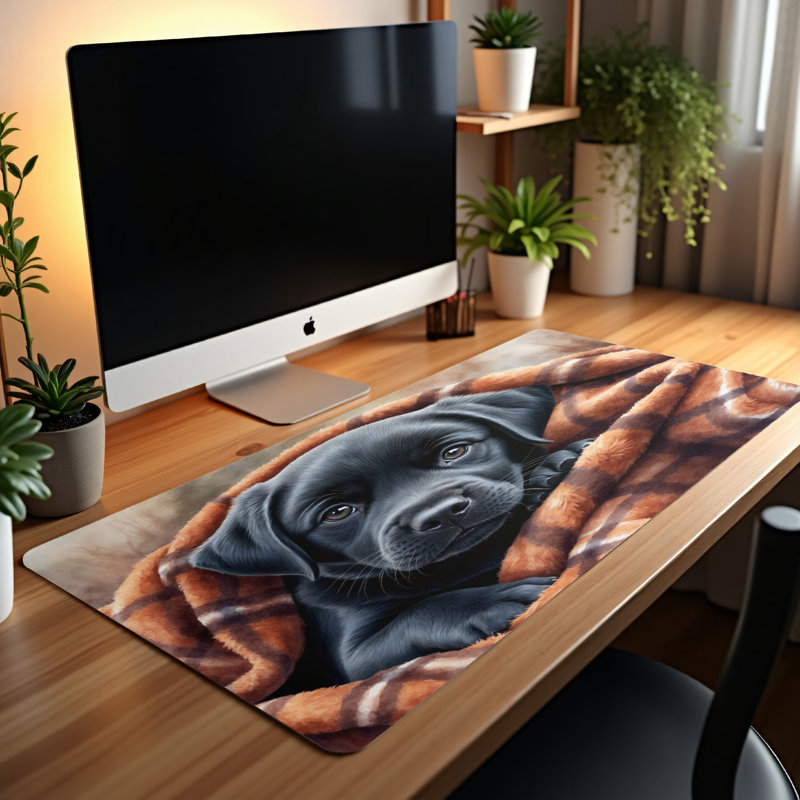 Polyester Desk Pad, 23.6x13.8