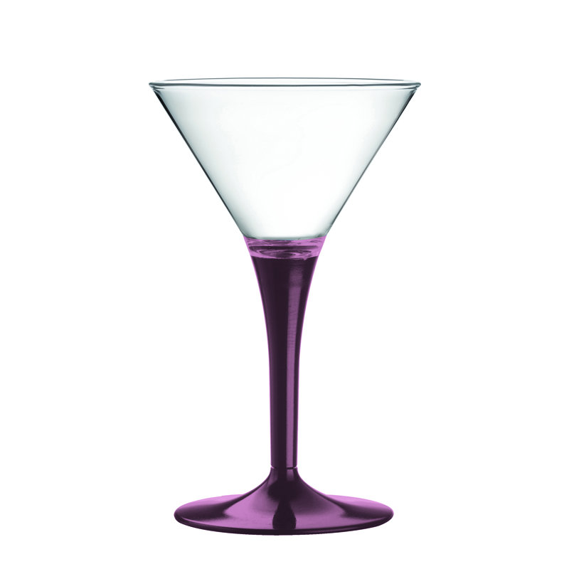 Verre à martini en polycarbonate - 12 pièces , Quartz