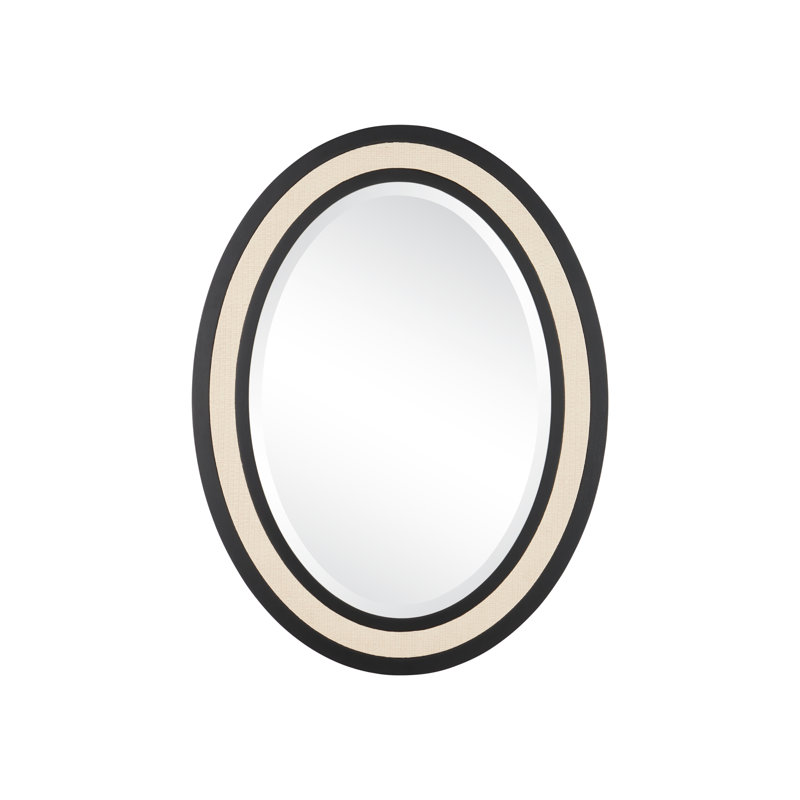 Deanna Raffia Framed Wall Mirror