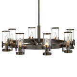 Reeve 8 - Light Unique Wagon Wheel Chandelier