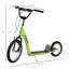 Scooters pour enfants de 5 ans et plus avec cadre en acier vert classique pour enfants avec un poids allant jusqu'à 220 lb