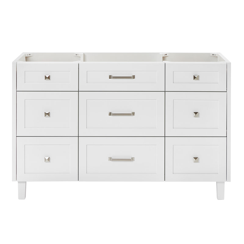 ARIEL Monroe 54 Single Bathroom Vanity Base Only, White