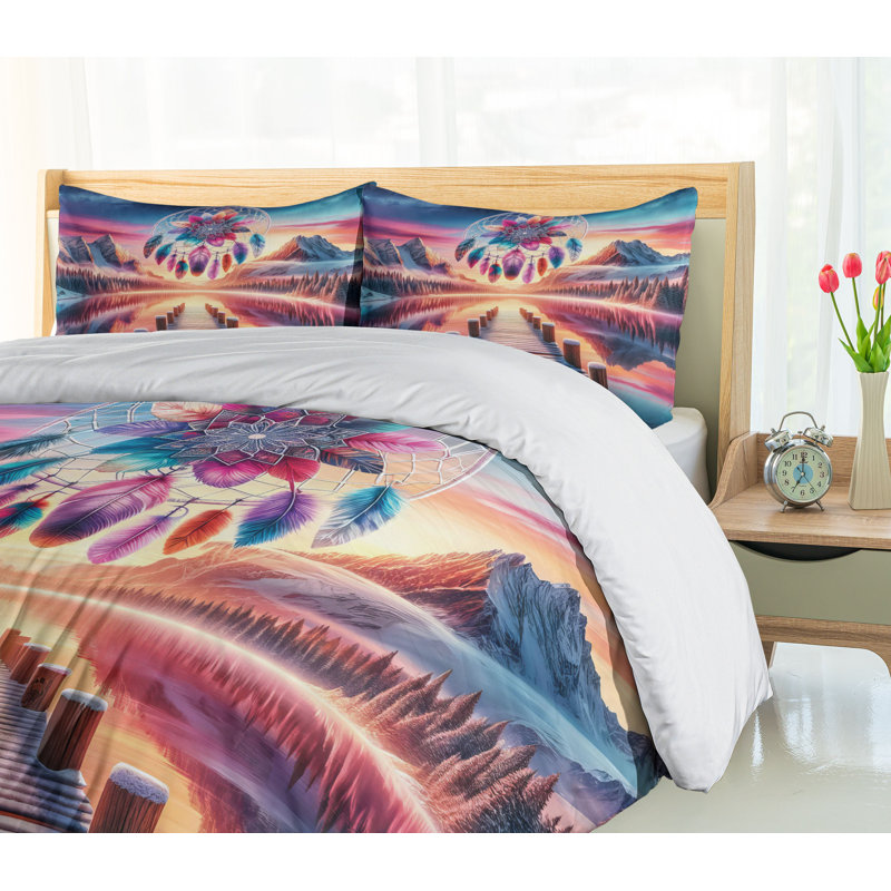 Lake Duvet Cover, King Duvet Cover + 2 Standard Shams