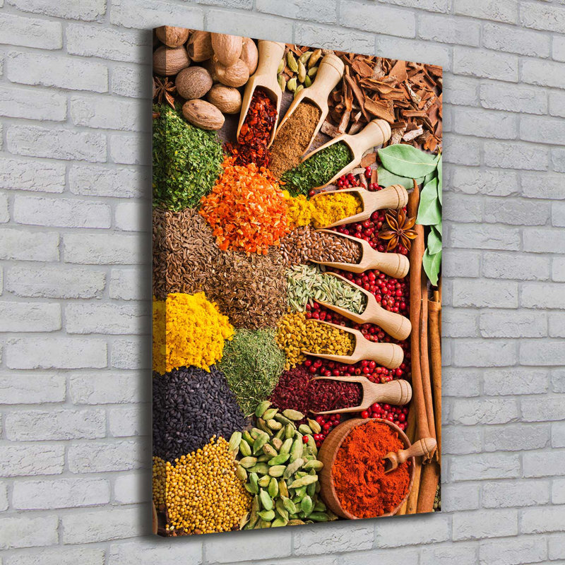 Spices - Wrapped Canvas Print