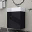 Meuble-lavabo mural 21,6 po avec lavabo et rangement ouvert à gauche-1111216249