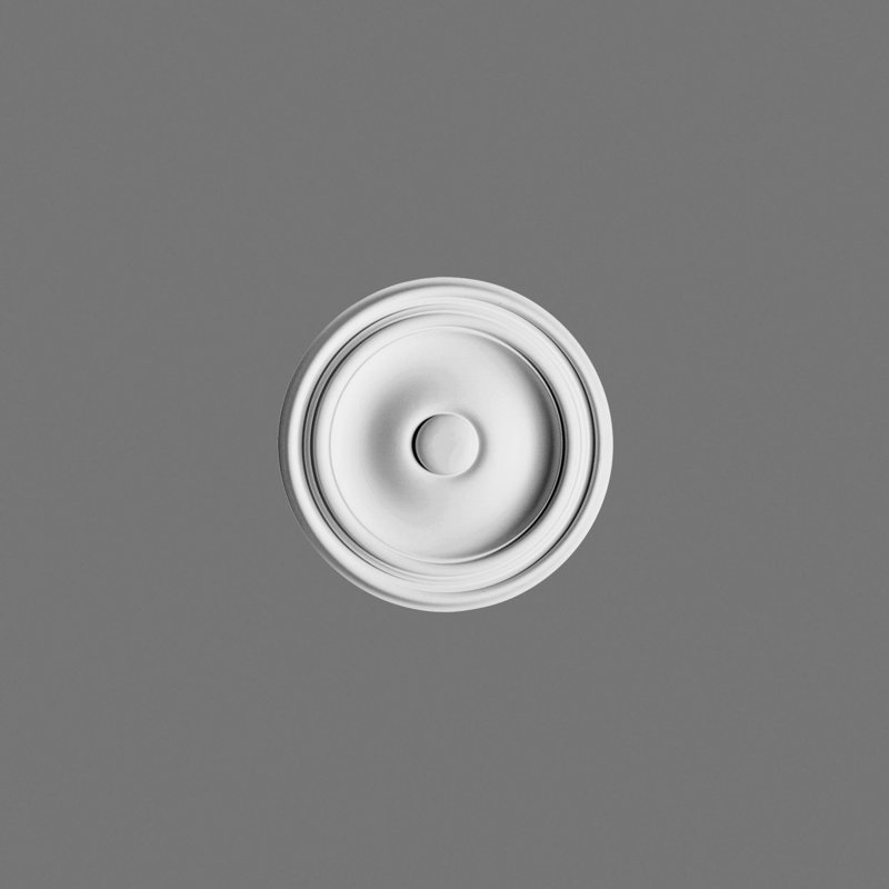 European Collection 10-1/4 in x 1 in Traditional Plain Polyurethane Ceiling Medallion