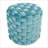 Ottoman 16” Round Contemporary Braided Sky Blue Velvet by LumiSource | Sky Blue | Velvet-940677808