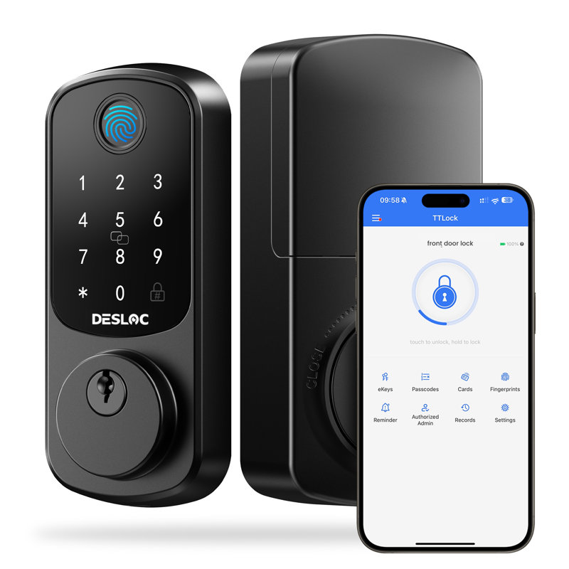 Desloc Fingerprint Smart Lock With Bluetooth