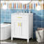Ensemble de meuble-lavabo 24 po avec lavabo en céramique, conception luxueuse peu encombrante et portes à fermeture en douceur pour les salles de bain modernes
