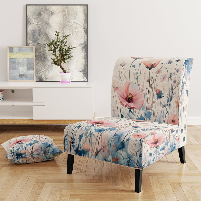 Fauteuil de chambre Wildflowers, Slipper Armless