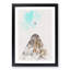 Airplane Flying Above Tokyo Watercolour - Picture Frame Graphic Art-56923232-56923234